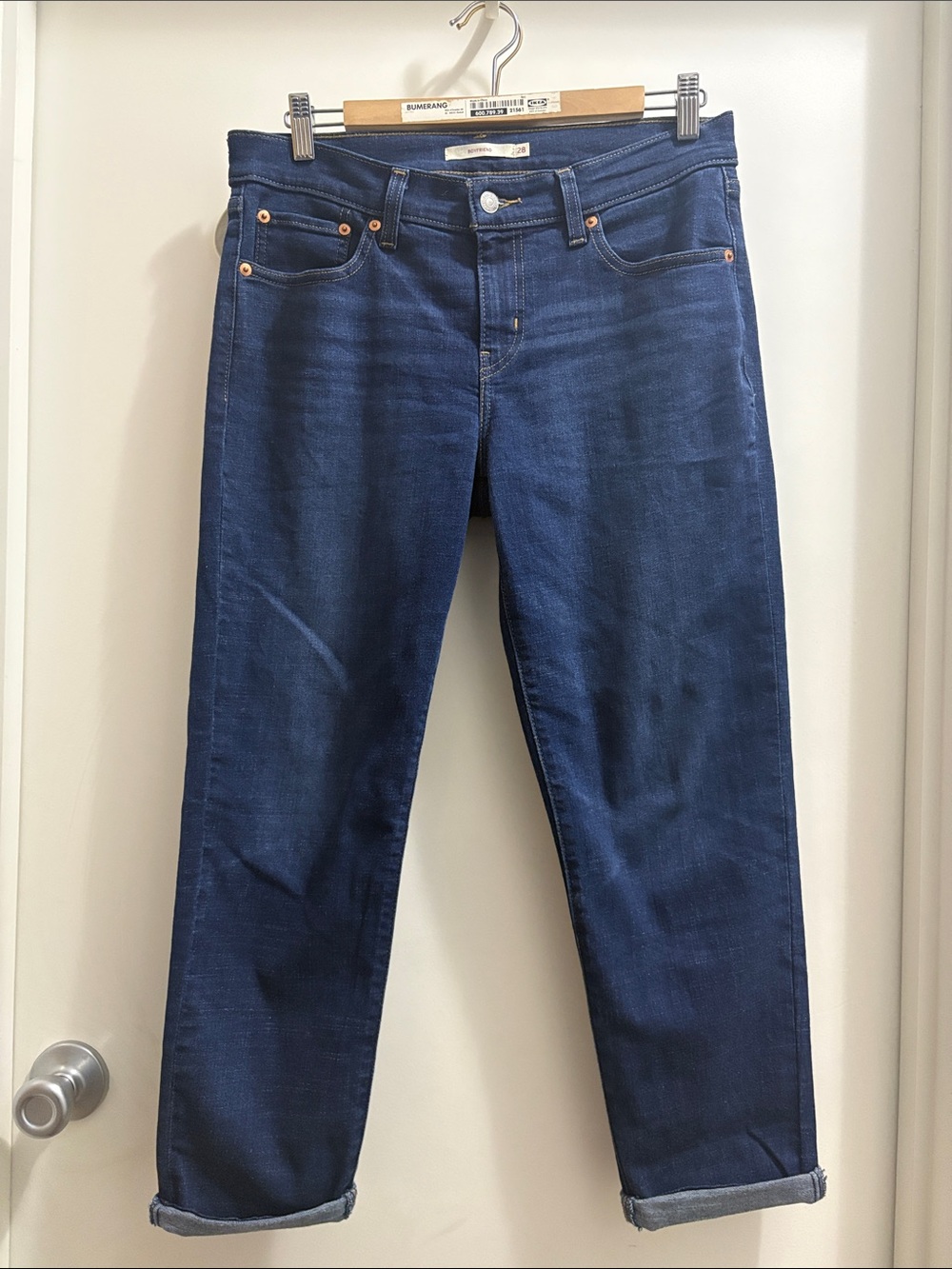 Levi's Dark Blue Boyfriend Jeans